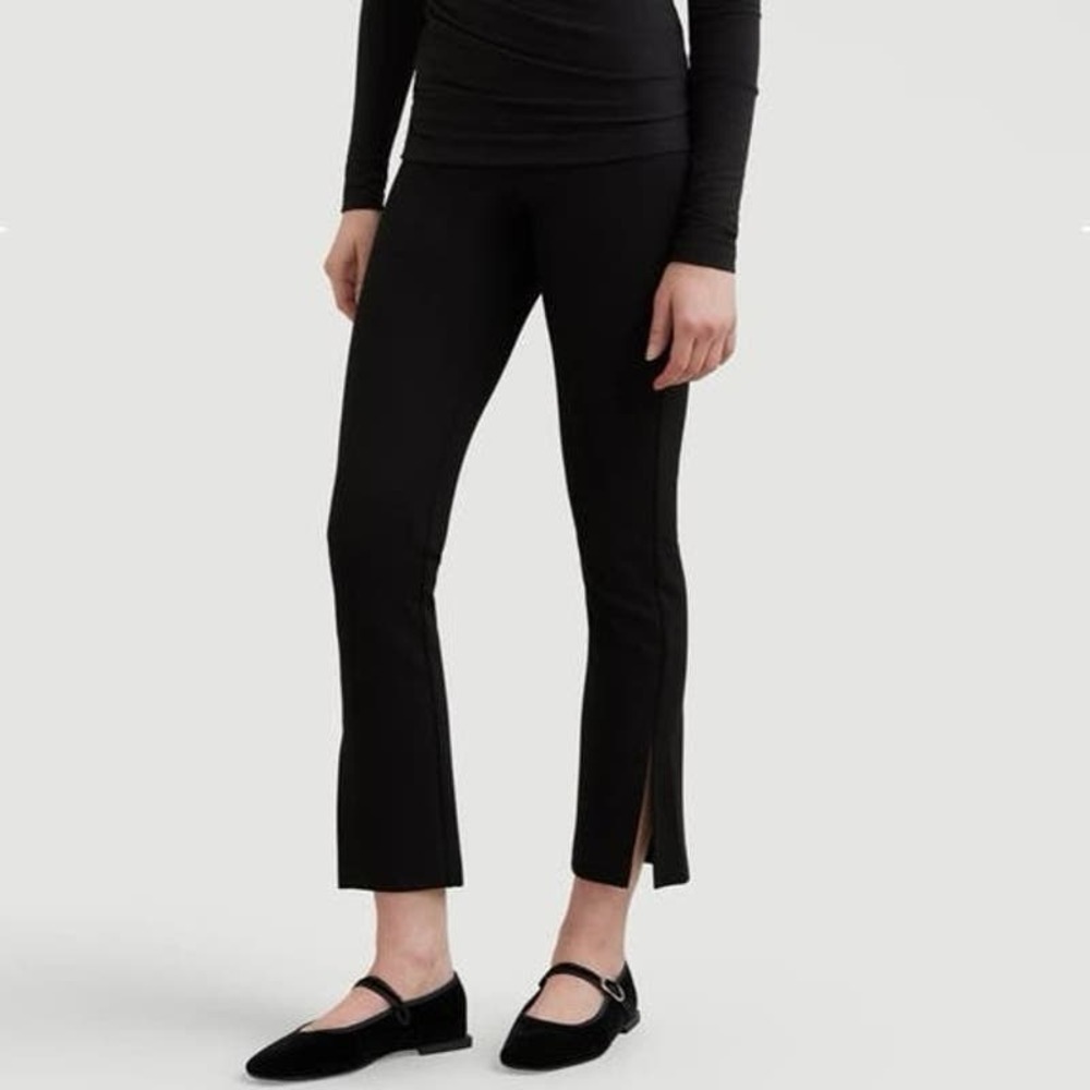 Modern Citizen Sleek Black Boot Cut Pants View 2